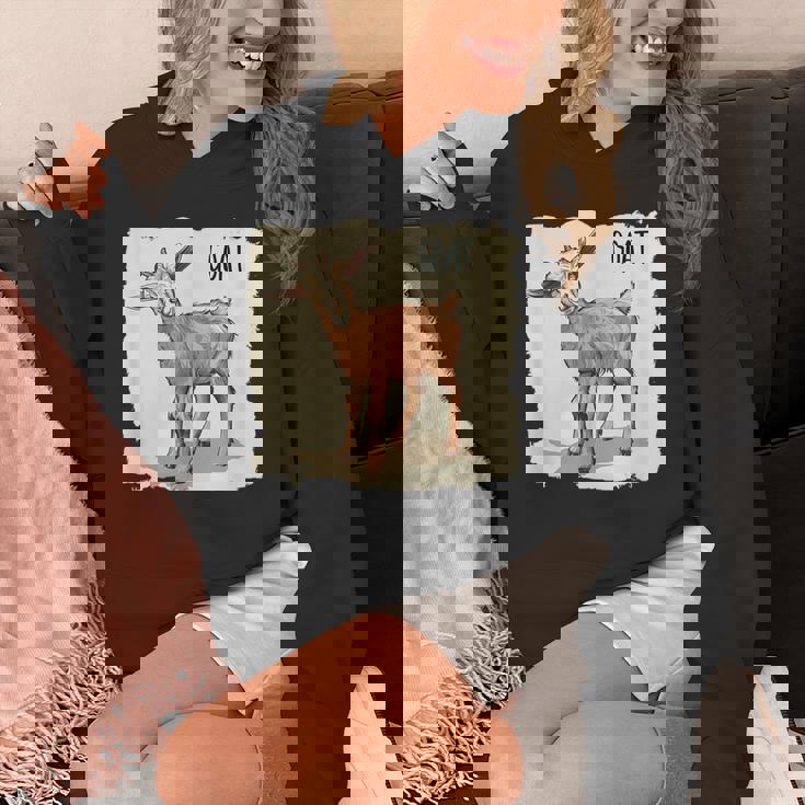 素敵な若いヤギの動物服。 パーカー