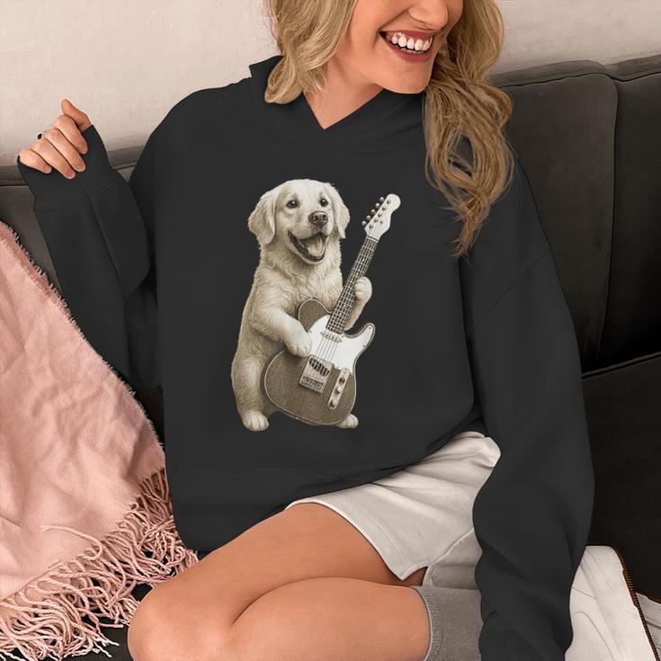 面白いtシャツ ゴールデンレトリバー 犬 ギター イヌ メンズ グッズ かわいい おもしろ 面白い 服 ネタ パーカー