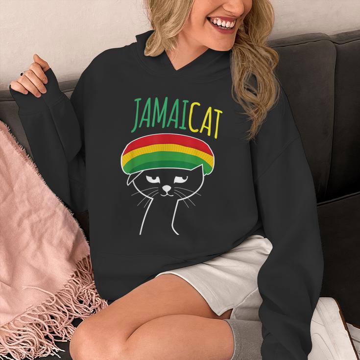 面白い猫 ユーモア ラスタ Jamaicat ジャマイカ 旗 かっこいい 男 猫 パーカー