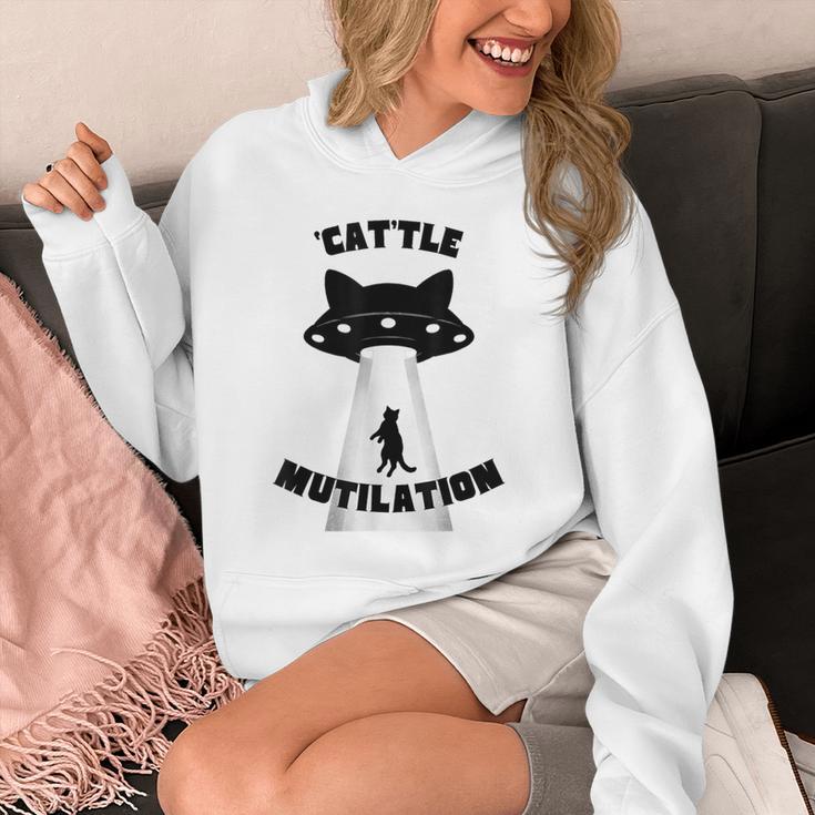 'Cat'tle Mutilation キャットルミューティレーション キャトルミューティレーション 猫 Ufo 宇宙 パーカー