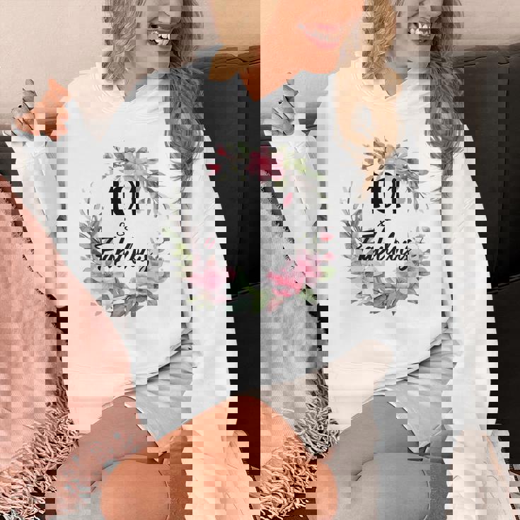 101歳＆ファビュラスフラワーパーティー 101歳の誕生日おめでとう 長袖tシャツ パーカー