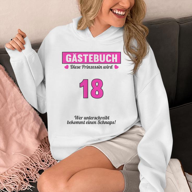 18th Birthday Guest Book Party 18 Years Unisex Hoodie