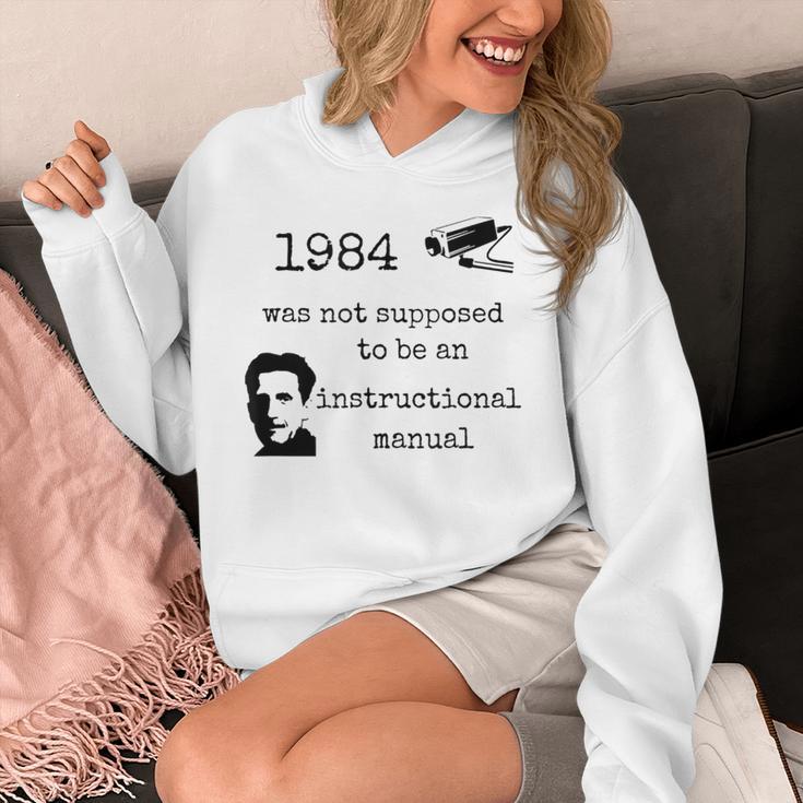 1984 Not An Instruction Manual Orwell Book Lover Themed Unisex Hoodie