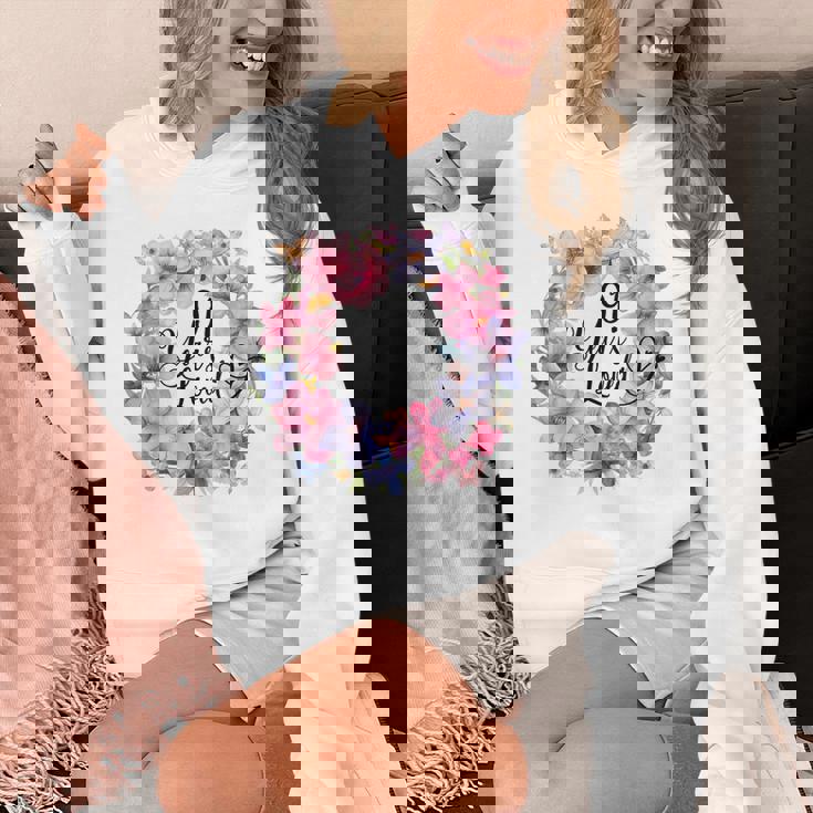 91 Years Loved 91歳の誕生日 フローラルリース ナインティワン パーカー