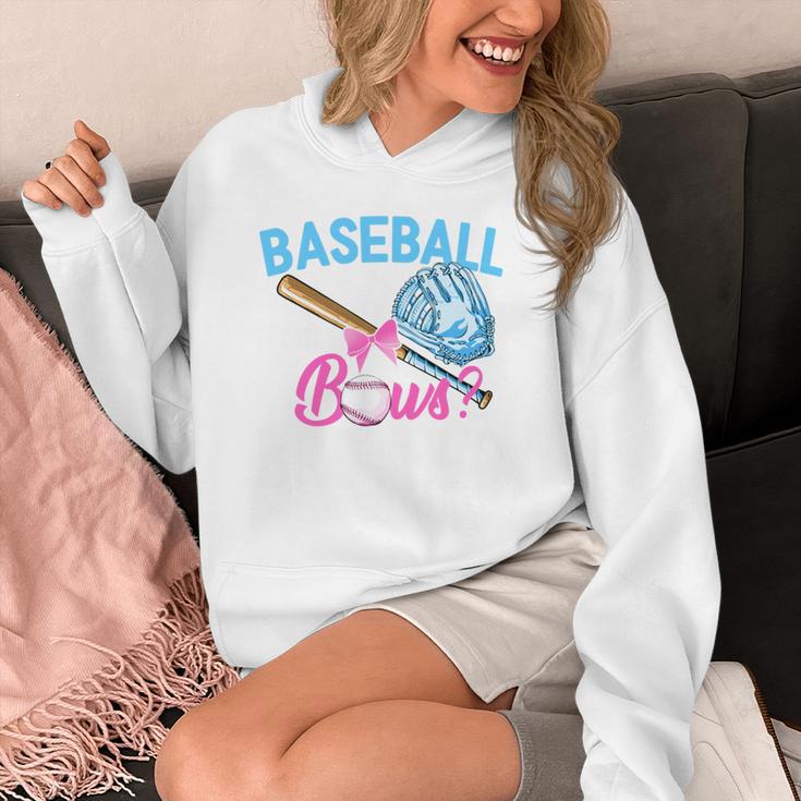 Baseball Or Bows Brother Loves You Gender Reveal Boy Or Girl Unisex Hoodie Baseball Or Bows Brother Loves You Gender Reveal Boy Or Girl Unisex Hoodie