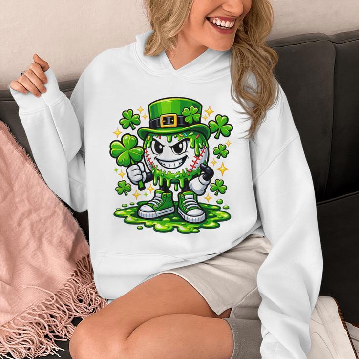 Baseball Drip Icecream Apparel Youth Boy St Patrick Day Unisex Hoodie