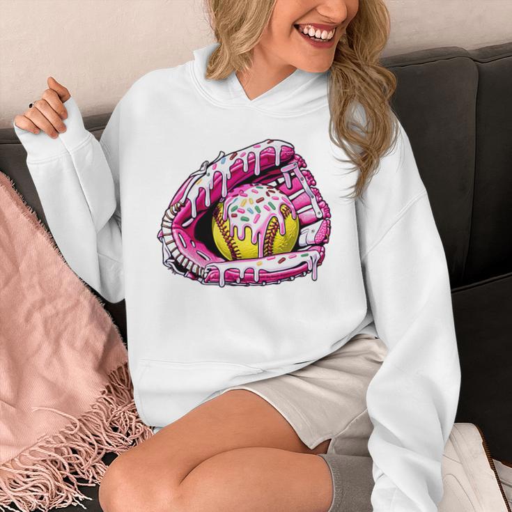 Baseball Glove Drip Shirt Ice Cream Dripping Girls Pocket Premium Unisex Hoodie Baseball Glove Drip Shirt Ice Cream Dripping Girls Pocket Premium Unisex Hoodie