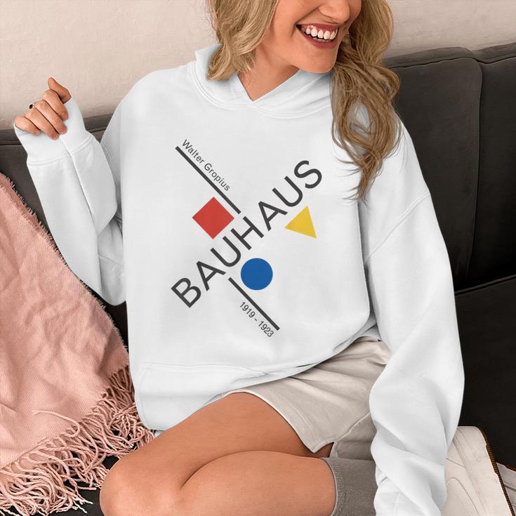 Bauhausムーブメントtシャツ、1923年建築作品。 パーカー