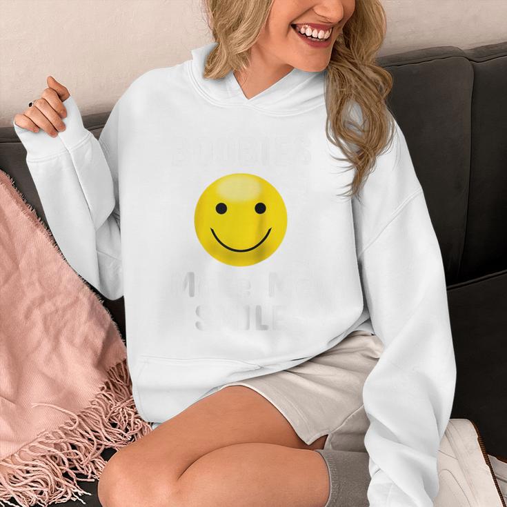 Boobies Make Me Smile Mardi Gras Raglan Baseball Tee Unisex Hoodie