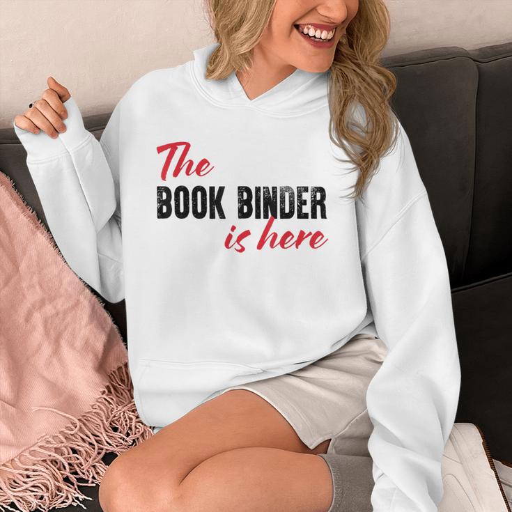 The Book Binder Is Here Unisex Hoodie