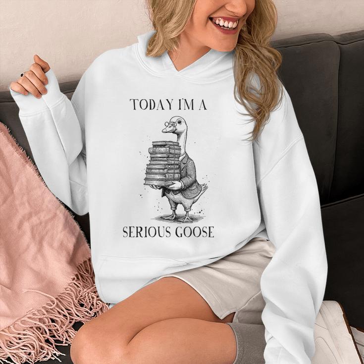 Book Lover Librarian Today I'm Serious Goose Meme Unisex Hoodie Book Lover Librarian Today I'm Serious Goose Meme Unisex Hoodie