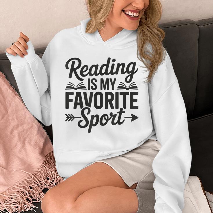 Book Lover Saying Humor Reading Is My Favorite Sport Unisex Hoodie Book Lover Saying Humor Reading Is My Favorite Sport Unisex Hoodie