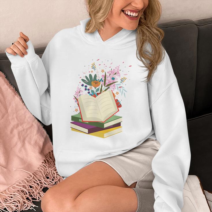 Book Lovers Wildflowers Books Reading Cute Floral Readers Unisex Hoodie Book Lovers Wildflowers Books Reading Cute Floral Readers Unisex Hoodie