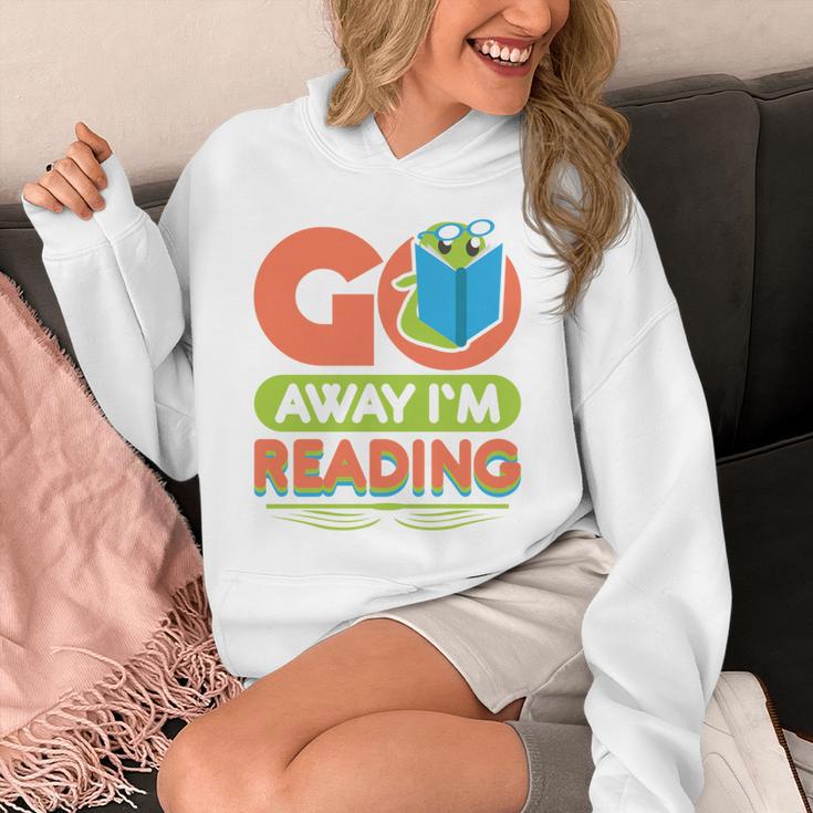 Book Reading Library Go Away Im Reading Unisex Hoodie Book Reading Library Go Away Im Reading Unisex Hoodie