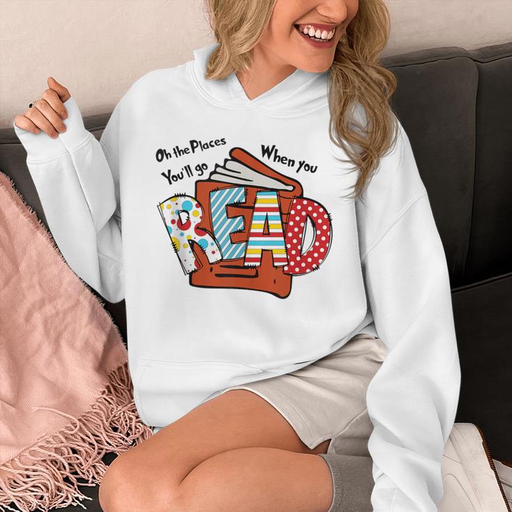 Books Balloon Oh The Places You Will Go When You Read Unisex Hoodie Books Balloon Oh The Places You Will Go When You Read Unisex Hoodie