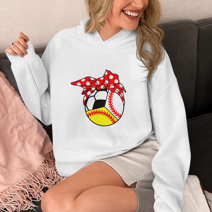 Busy Raising Ballers Baseball Softball Soccer Mom Premium Tri-Blend Unisex Hoodie Busy Raising Ballers Baseball Softball Soccer Mom Premium Tri-Blend Unisex Hoodie