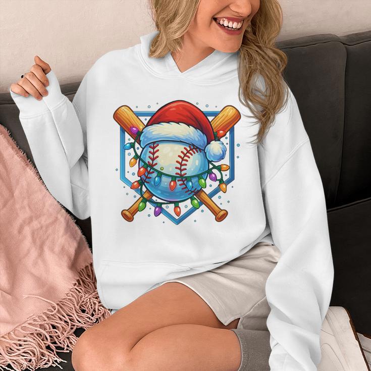 Christmas Baseball Drip For Boys Kids Ice Cream Drip Unisex Hoodie