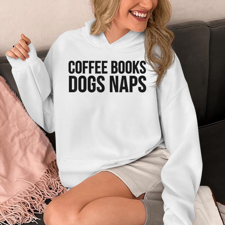 Coffee Books Dogs Naps Reading Lover Unisex Hoodie Coffee Books Dogs Naps Reading Lover Unisex Hoodie