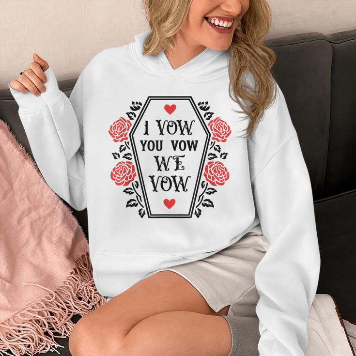 Dark Romance I Vow You Vow We Vow Merch Smutty Book Lovers Unisex Hoodie