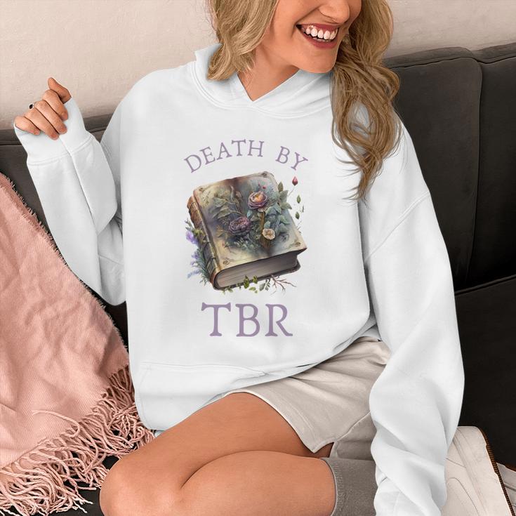Death By TBR So Many Books Bookish Bookworm Unisex Hoodie