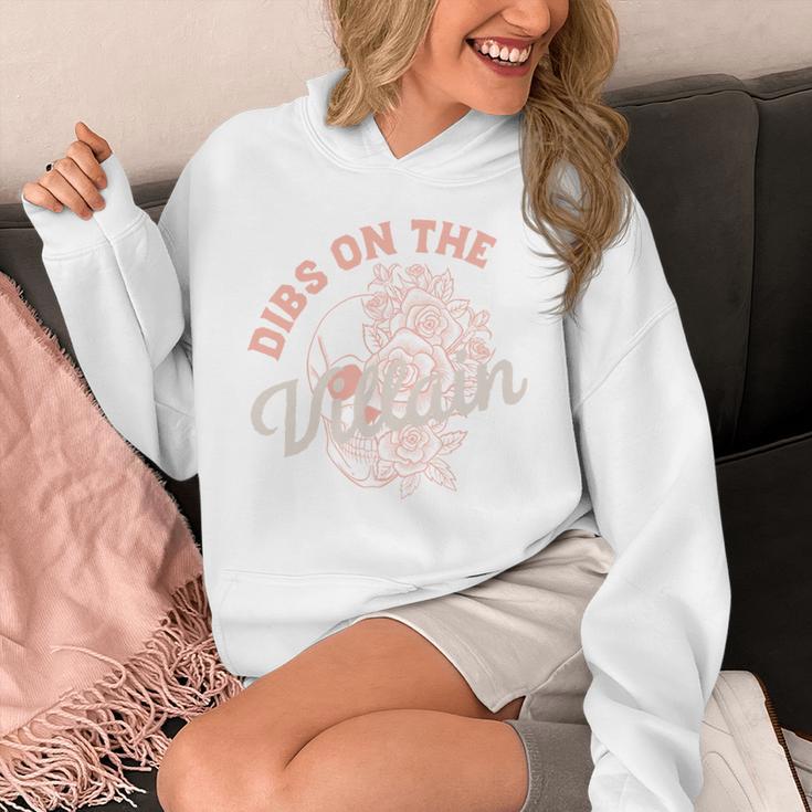 Dibs On The Villain Dark Romance Books Women Smutty Merch Unisex Hoodie