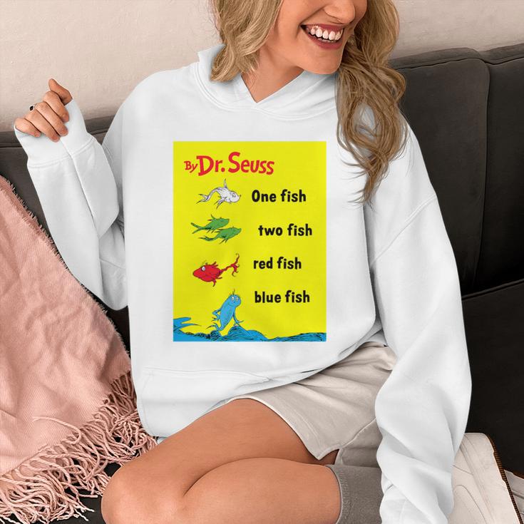 Dr Seuss One Fish Two Fish Book Cover Premium Tri-Blend Unisex Hoodie