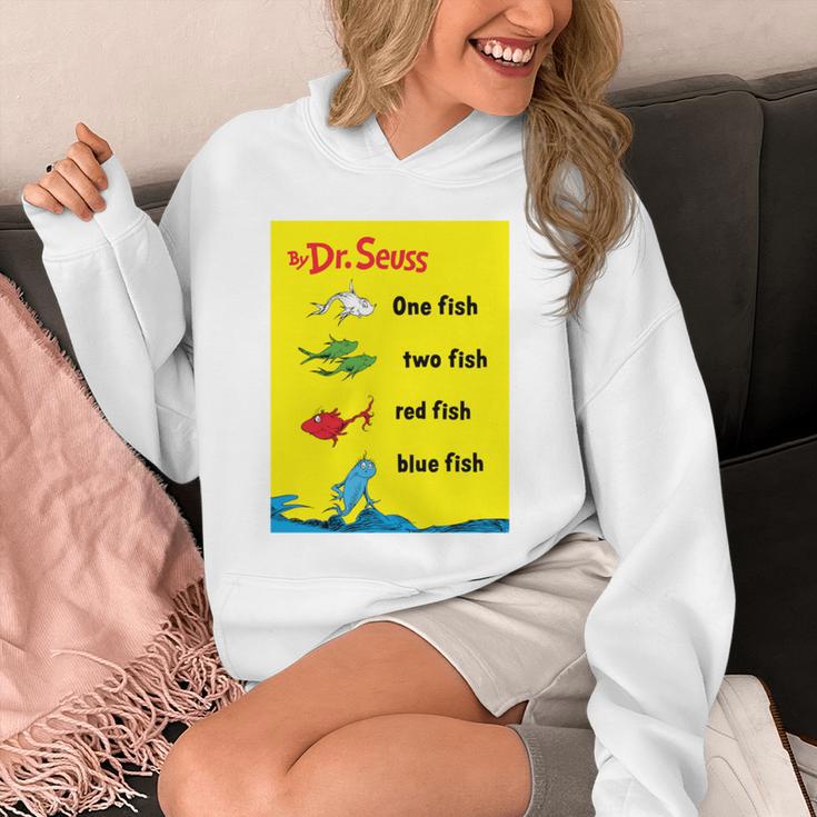 Dr Seuss One Fish Two Fish Book Cover Unisex Hoodie