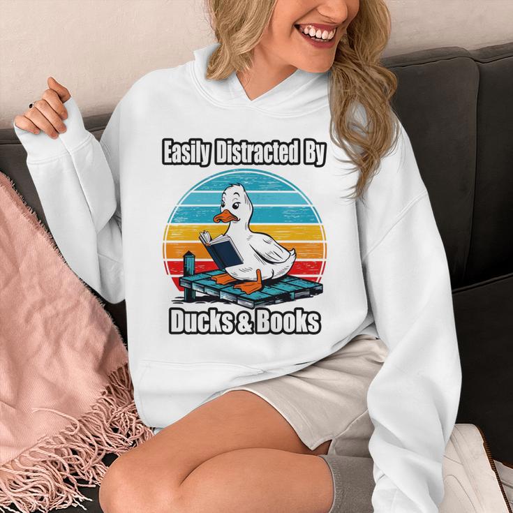 Ducks Books Lover Easily Distracted By Ducks & Books Unisex Hoodie Ducks Books Lover Easily Distracted By Ducks & Books Unisex Hoodie