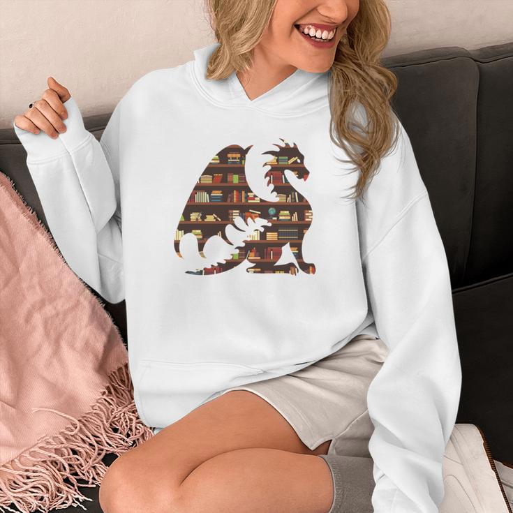 Easily Distracted By Dragons And Books Mythical Bookworm Unisex Hoodie Easily Distracted By Dragons And Books Mythical Bookworm Unisex Hoodie