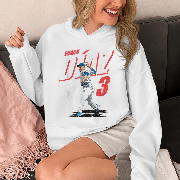 Edwin Diaz Los Angeles D Baseball Players MLBEDD204M Unisex Hoodie