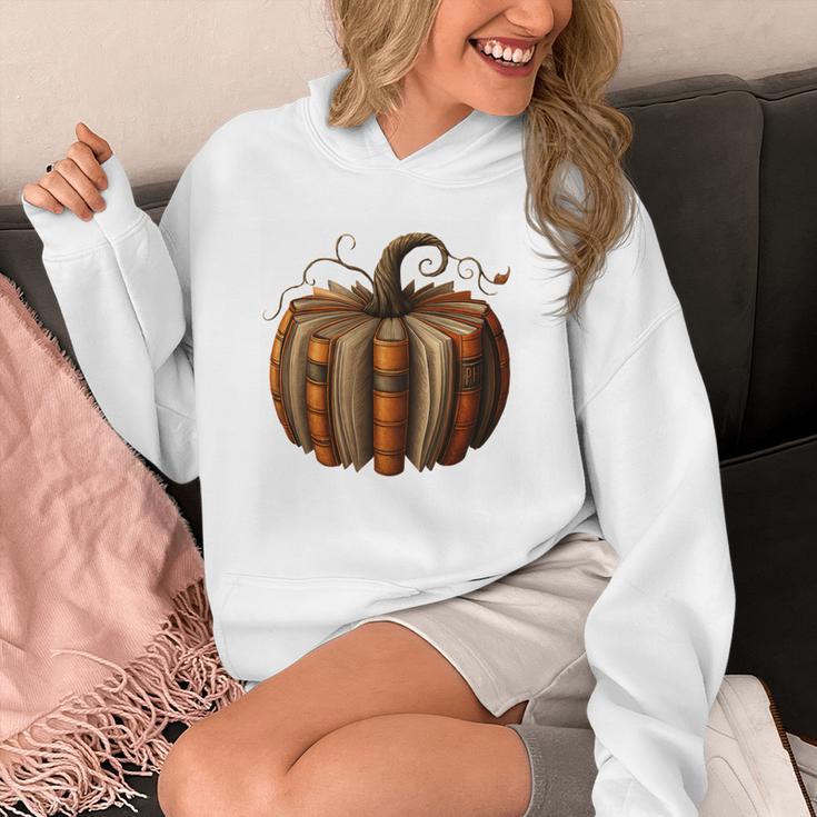 Fall Book Pumpkin Halloween Retro Fall Librarians Bookworm Unisex Hoodie Fall Book Pumpkin Halloween Retro Fall Librarians Bookworm Unisex Hoodie