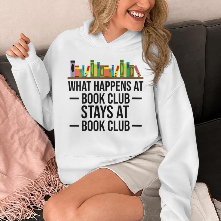 What Happens At Book Club Stay At Book Club Women Unisex Hoodie What Happens At Book Club Stay At Book Club Women Unisex Hoodie