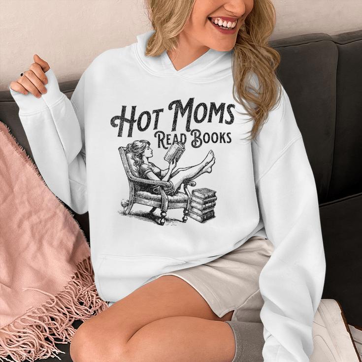 Hot Moms Read Books For Moms Book Lover Unisex Hoodie