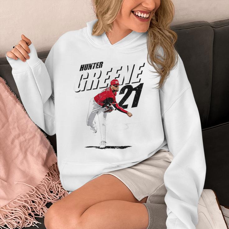 Hunter Greene Cincinnati MLB Baseball Players MLBHGR204M Unisex Hoodie Hunter Greene Cincinnati MLB Baseball Players MLBHGR204M Unisex Hoodie
