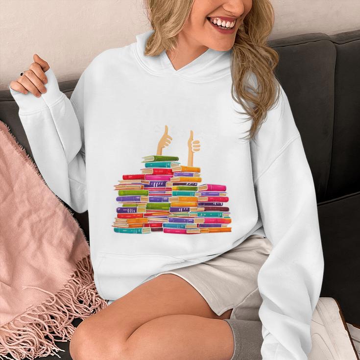 I'm Fine Reading Books Reader Book Lover Librarian Unisex Hoodie