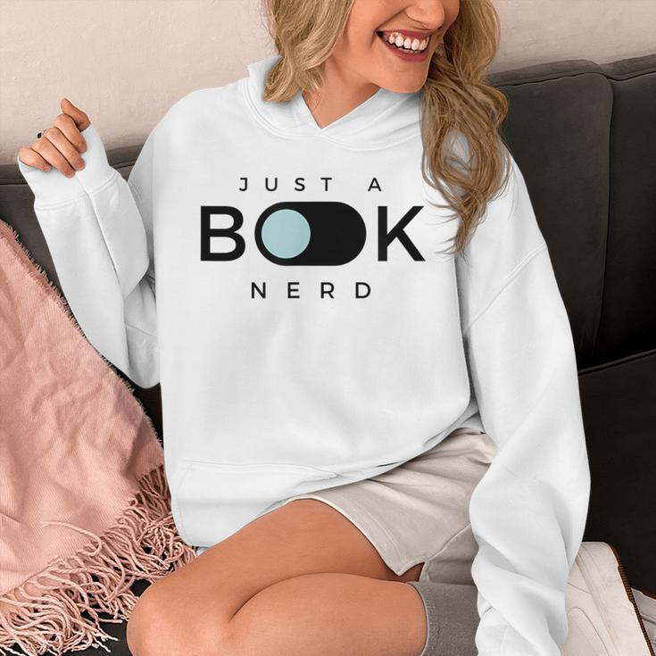Just A Book Nerd Men Women Children Unisex Hoodie