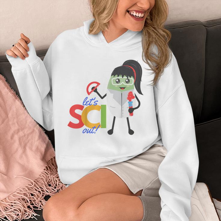 Kids Mung Bean Let's Sci Out Science Shirt Bean World Books Unisex Hoodie