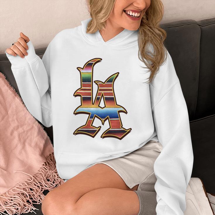LA Sarape Los Angeles LA Sarape East LA Baseball Mexican Premium Tri-Blend Unisex Hoodie LA Sarape Los Angeles LA Sarape East LA Baseball Mexican Premium Tri-Blend Unisex Hoodie