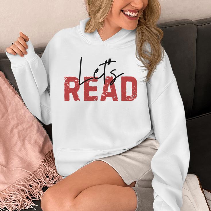 Let's Read National Read A Book Day Reading Month Freedom Unisex Hoodie