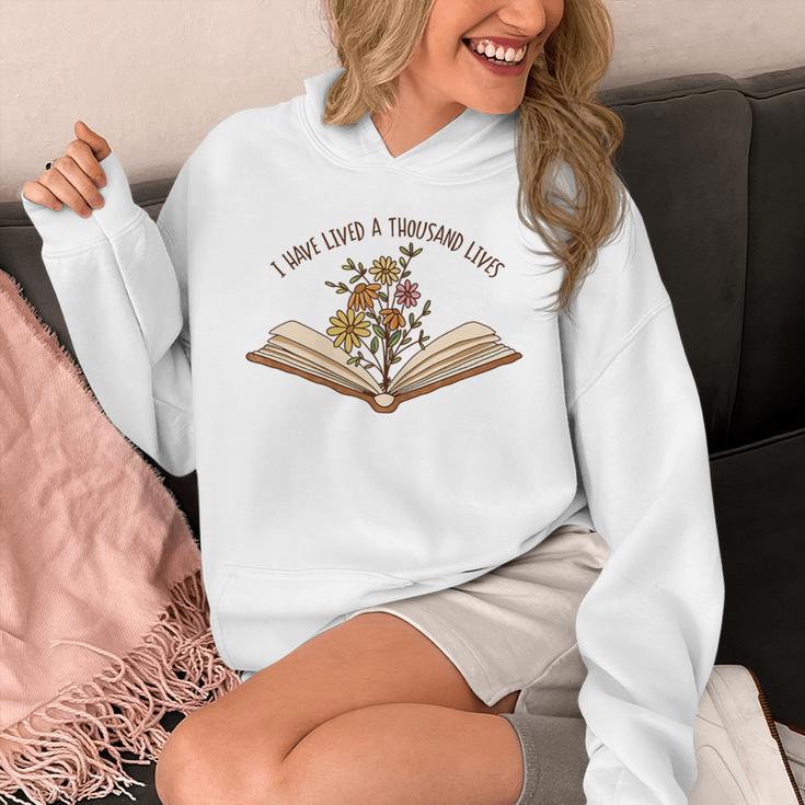 I Have Lived a Thousand Lives Reading Book Lover Unisex Hoodie I Have Lived a Thousand Lives Reading Book Lover Unisex Hoodie