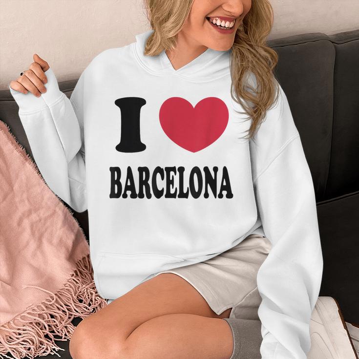 I Love Barcelona バルセロナが大好き パーカー