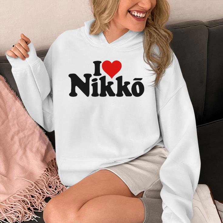 I Love Heart Nikko Japan 栃木県 パーカー