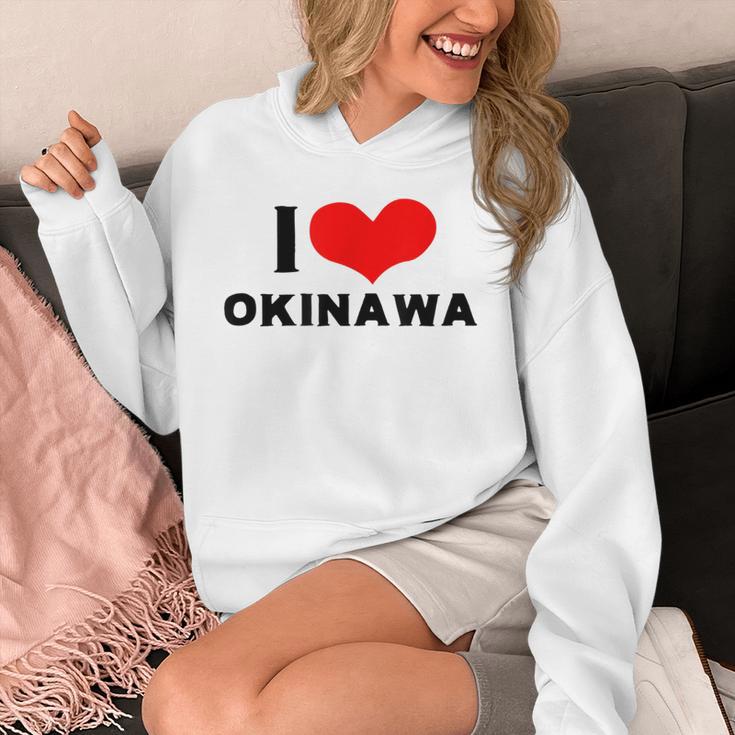 I Love Okinawa 愛 ハート 沖縄 沖縄県 日本 お土産 かわいい おしゃれ パーカー