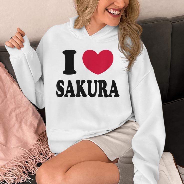 I Loveakura 桜が大好き パーカー