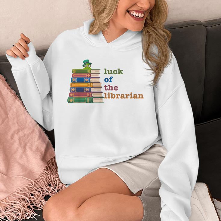 Luck Of The Librarian St Patricks Day Book Lover Unisex Hoodie Luck Of The Librarian St Patricks Day Book Lover Unisex Hoodie