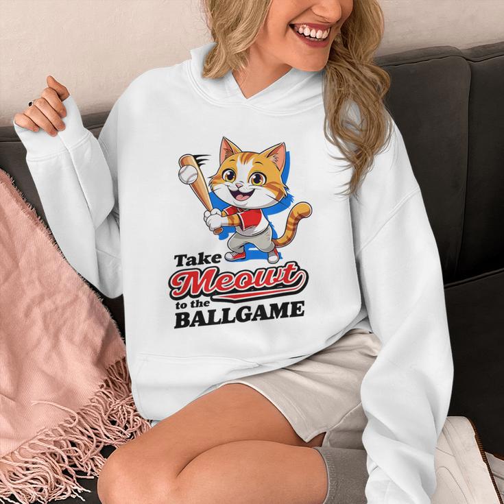 Take Meowt To The Ball Game Tee Slugger Cat Baseball Unisex Hoodie Take Meowt To The Ball Game Tee Slugger Cat Baseball Unisex Hoodie