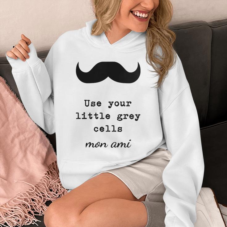 POIROT USE YOUR LITTLE GREY CELLS BOOKS Unisex Hoodie