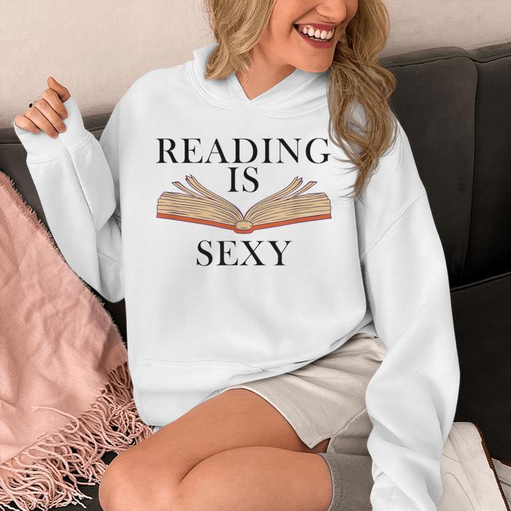 Reading Is Sexy Bookworm Book Lover Reading Is Sexy Unisex Hoodie