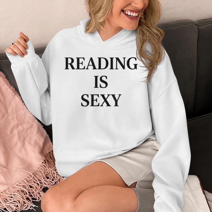 Reading Is Sexy Literary Reading Book Humor Unisex Hoodie