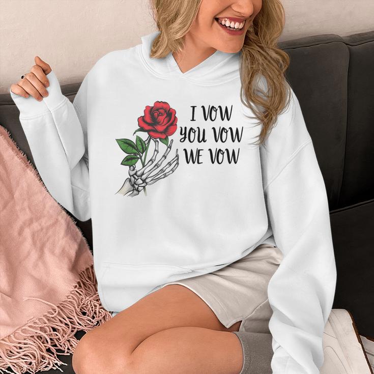 Smutty Book ShirtI Vow You Vow We Vow Merch Dark Romance Unisex Hoodie